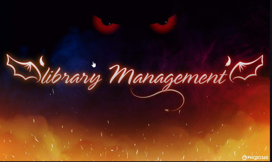 Library Management System Searching Screenshot